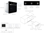 Lò nướng âm tủ Malloca MOV-655EST